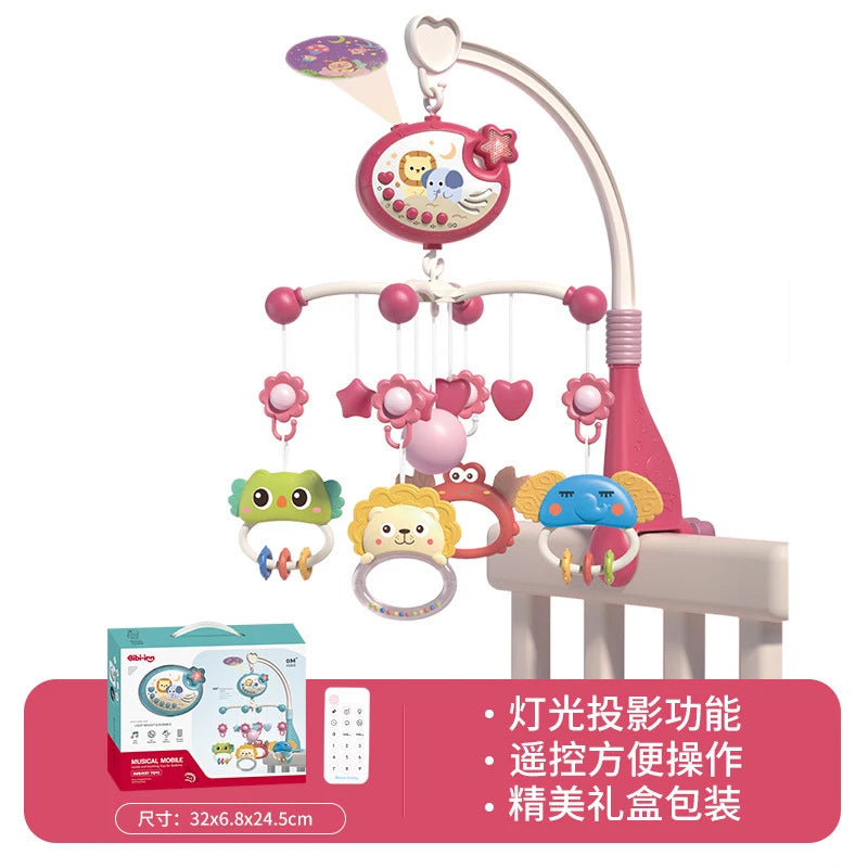 Musical Baby Crib Mobile with Lights Music Projection for Infants