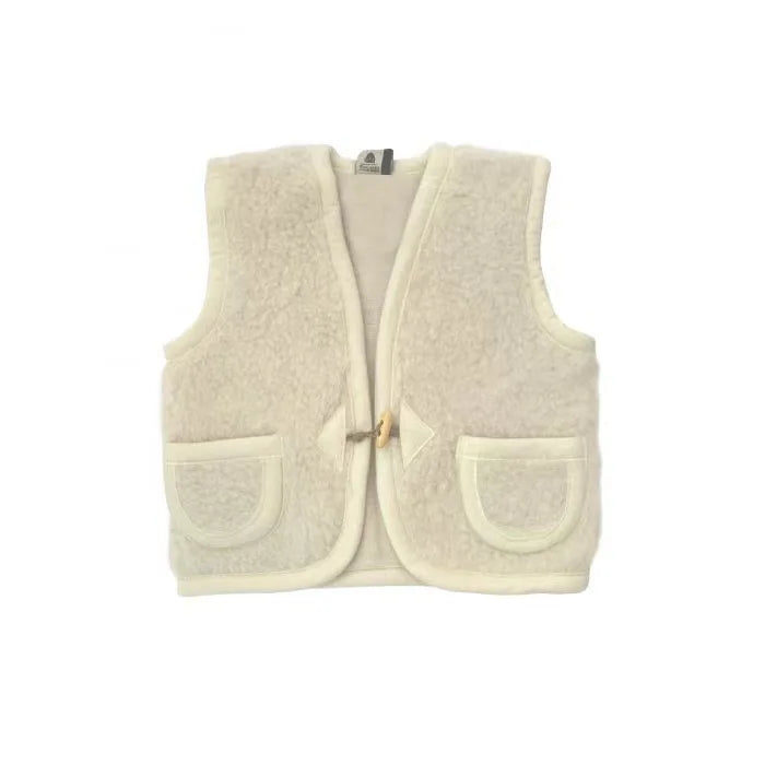 Cozy Wool Vest in Cream – The Neutral Newborn