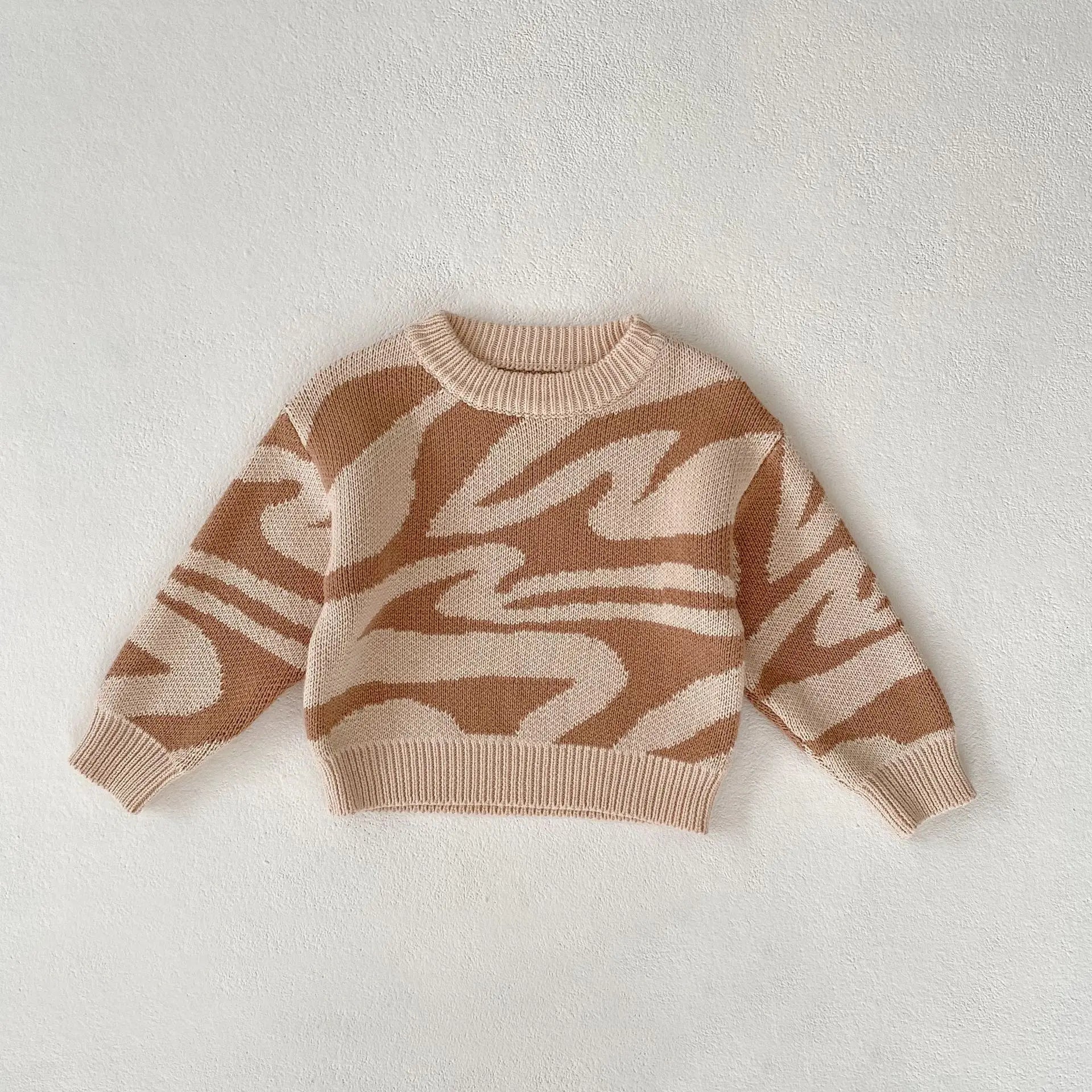 Knitted sales pullover sweater