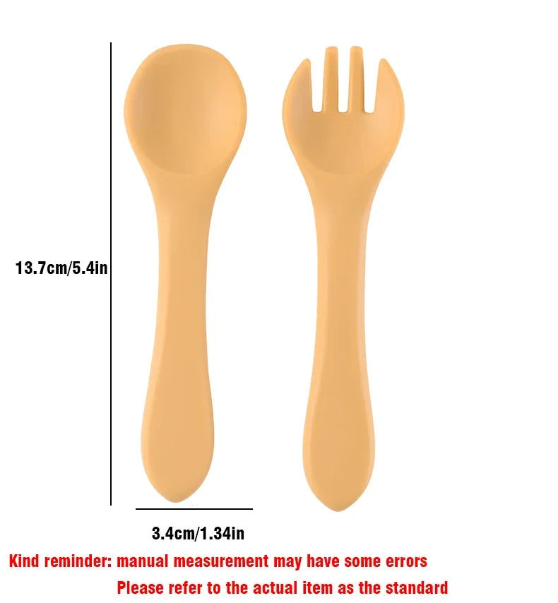 Children's Silicone Tableware Set 11 pieces