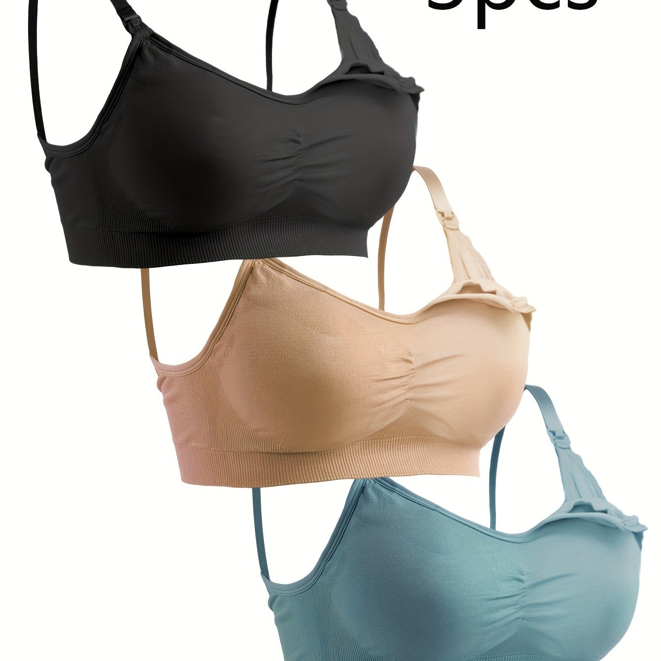 3 Pack Mama Love Maternity Bra