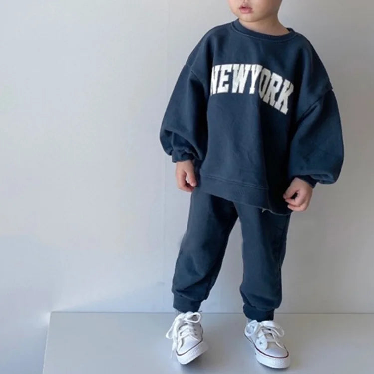 Classic New York Sweatsuit - Navy