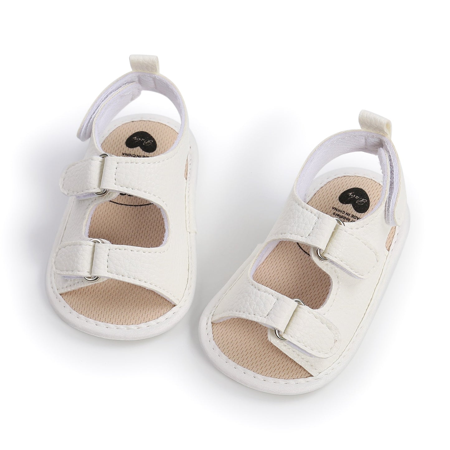 Summer Strap Sandals in White