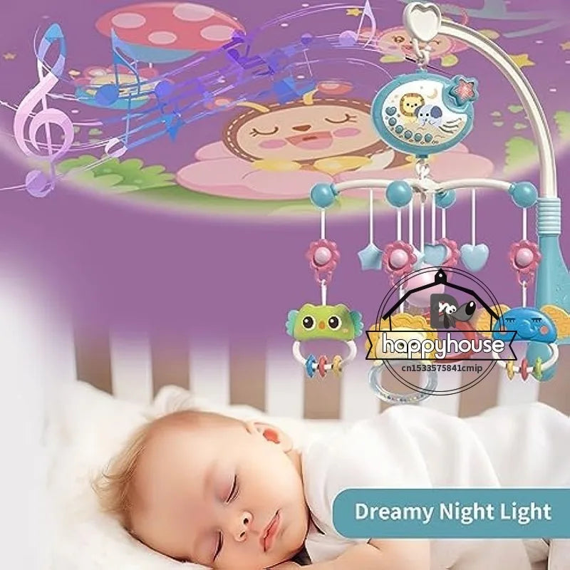 Musical Baby Crib Mobile with Lights Music Projection for Infants