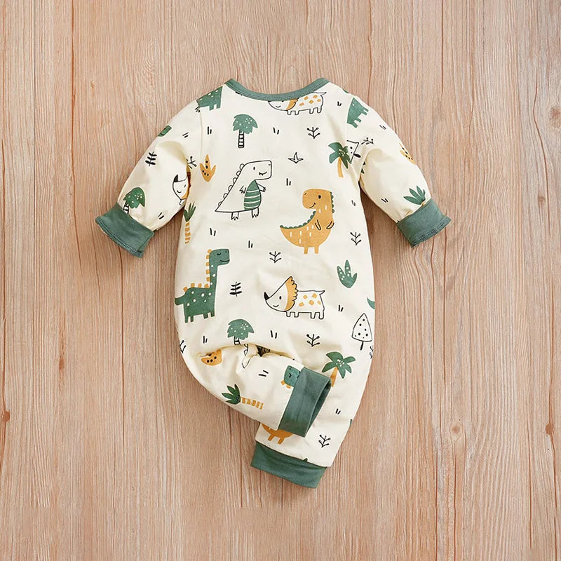 Dinosaur Button Up Sleeper