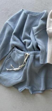 2 Piece waffle lounge set