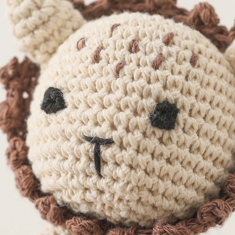 Crochet Lion Rattle