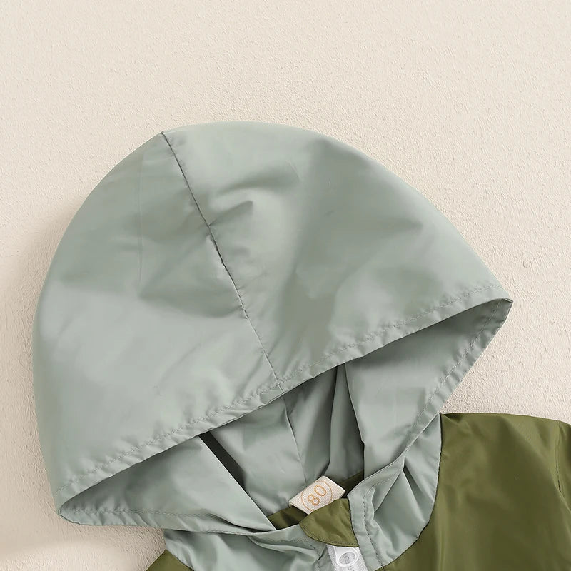 Boys Lightweight Patchwork Windbreaker