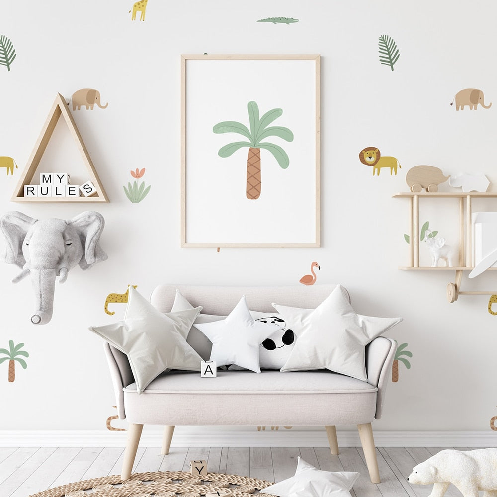 Nursery Wall Decals | Jungle Theme