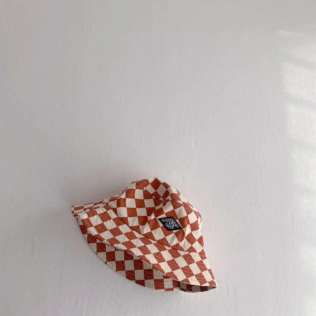 Checkered Bucket Hat