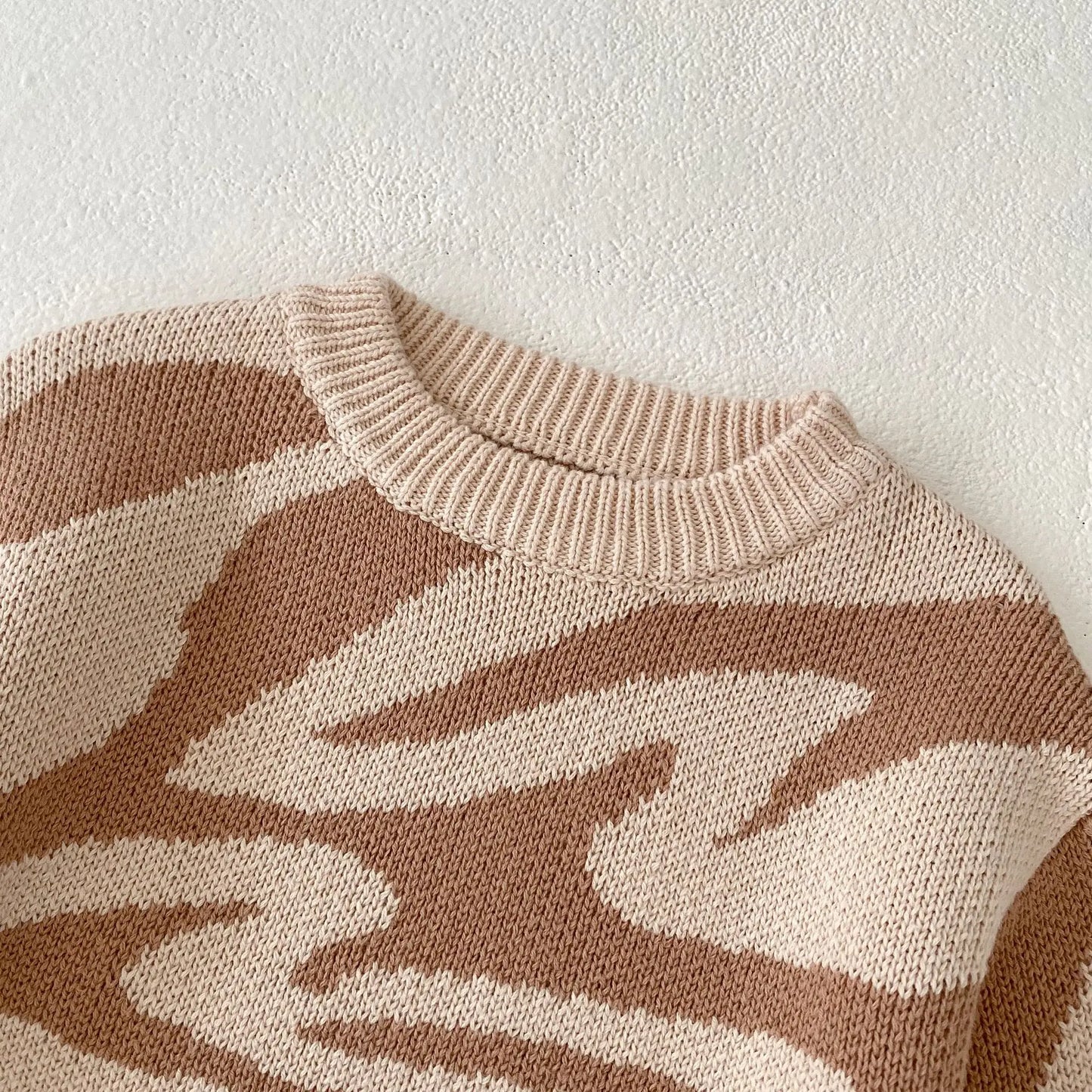 Retro Knit Pullover Sweater