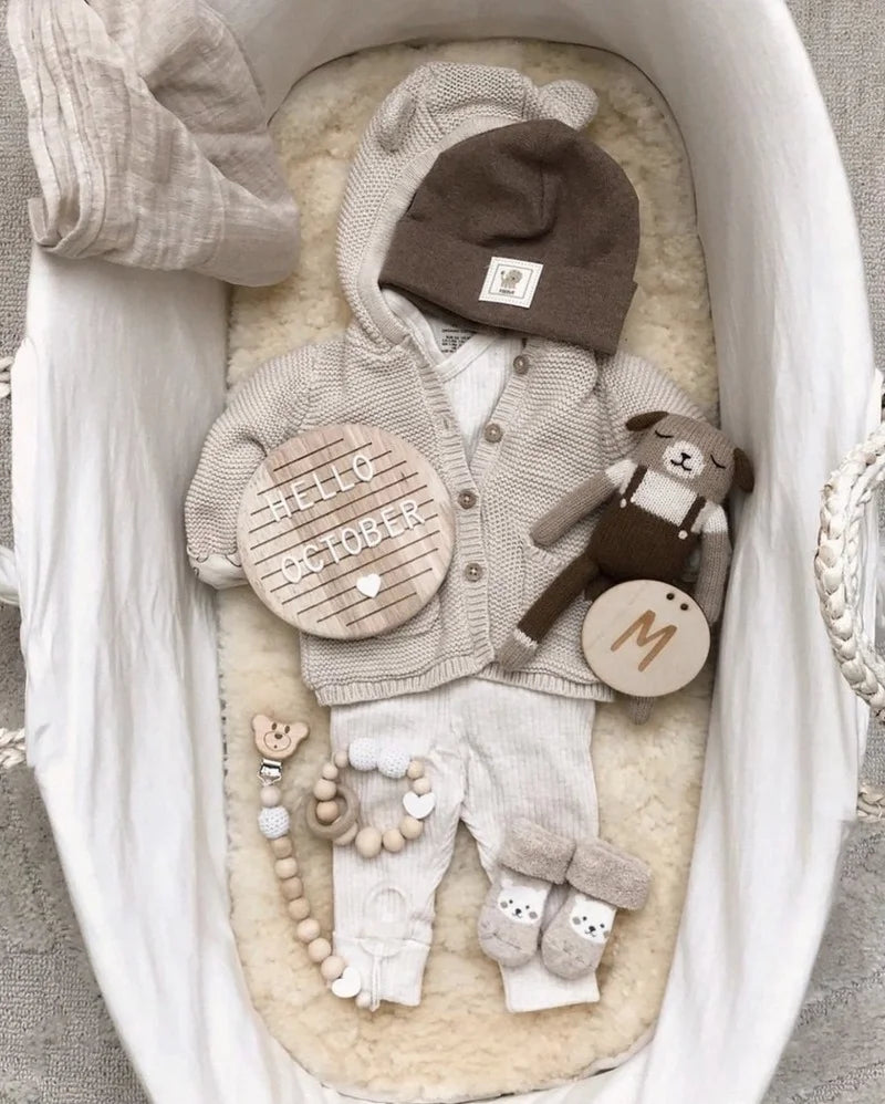 Circular Wood Announcement Board Kit