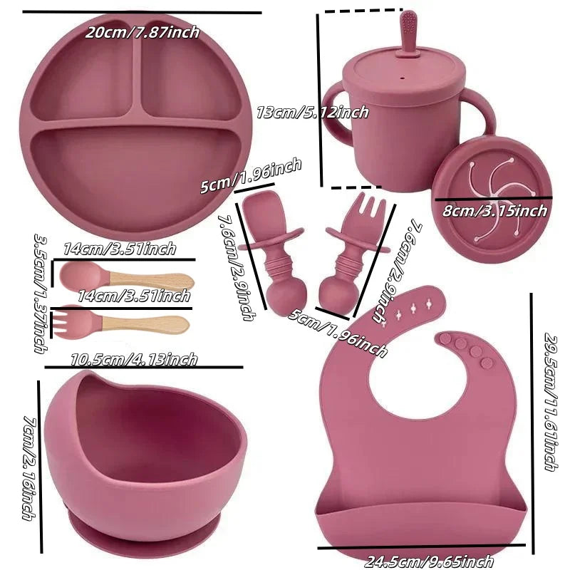 Silicone Child Dish Set