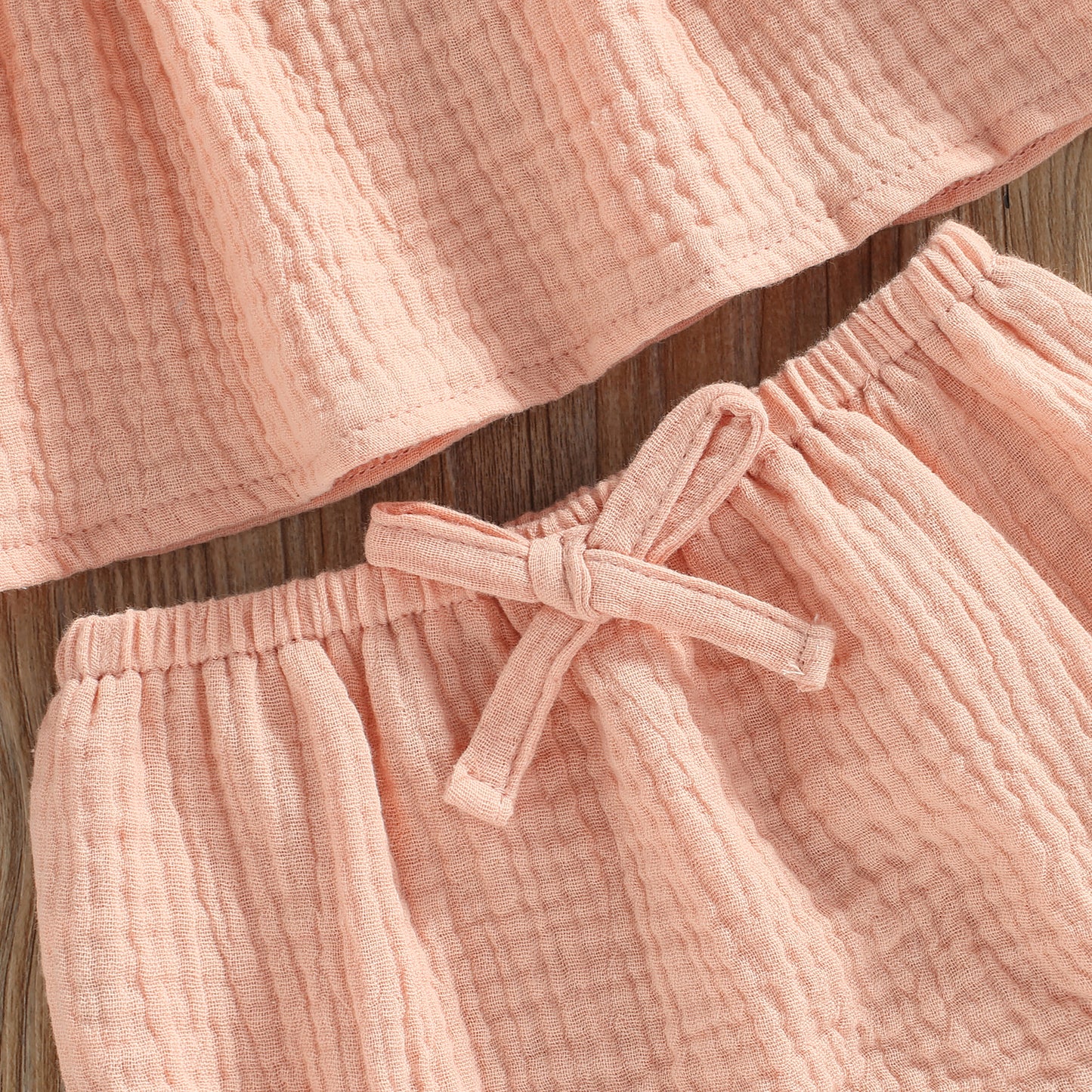 Ruffle Sleeve Dress & Bloomer Shorts Set
