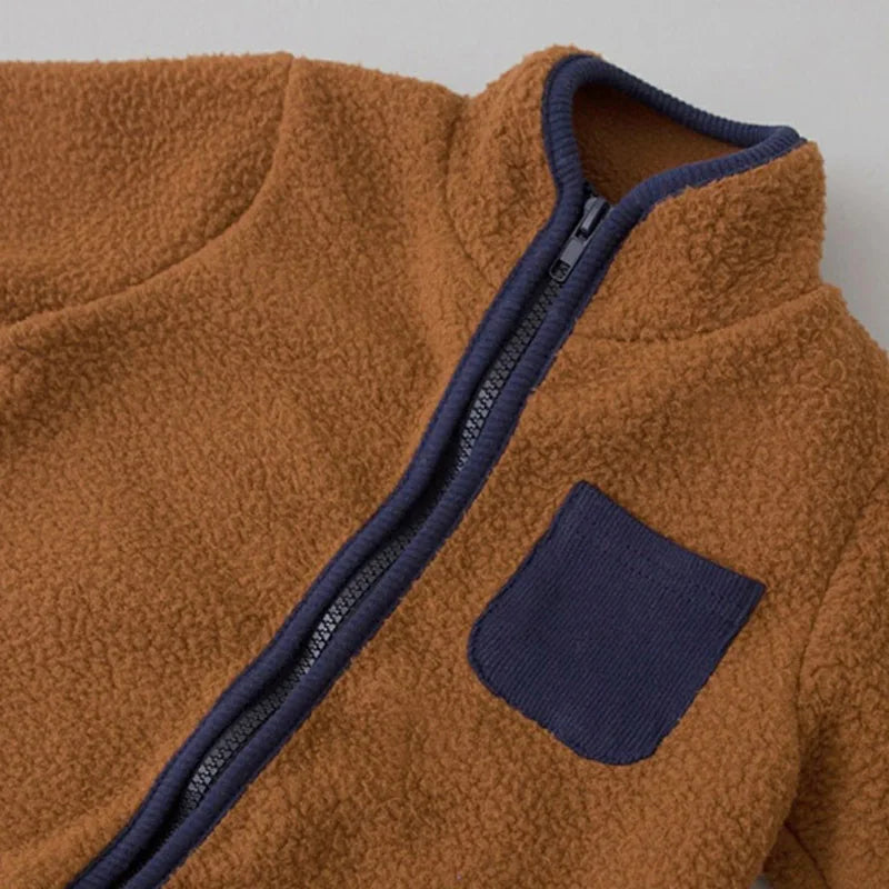 Retro Fleece Pocket Jumper