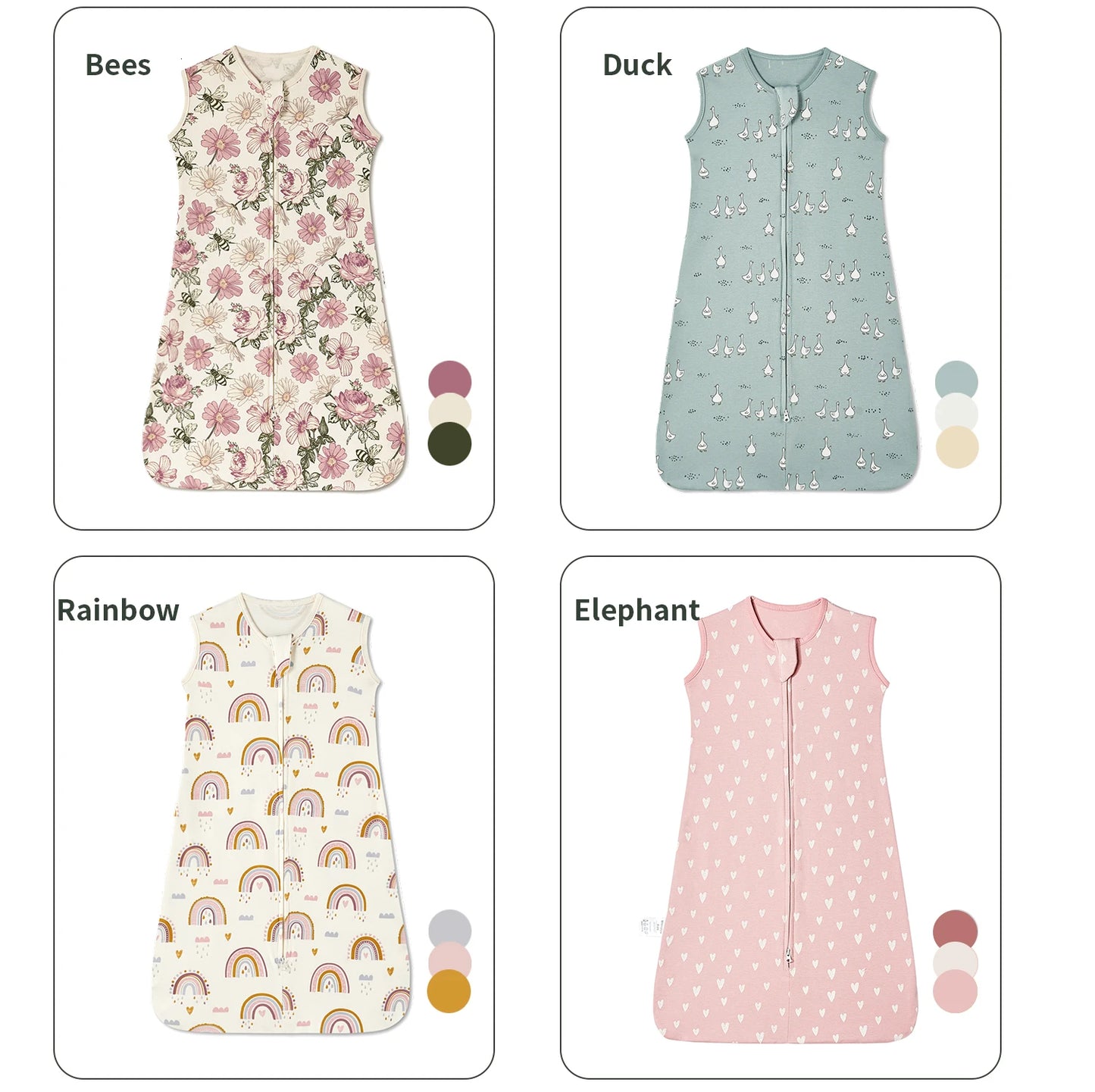 New Cotton Fabric Baby Sleeping Bags