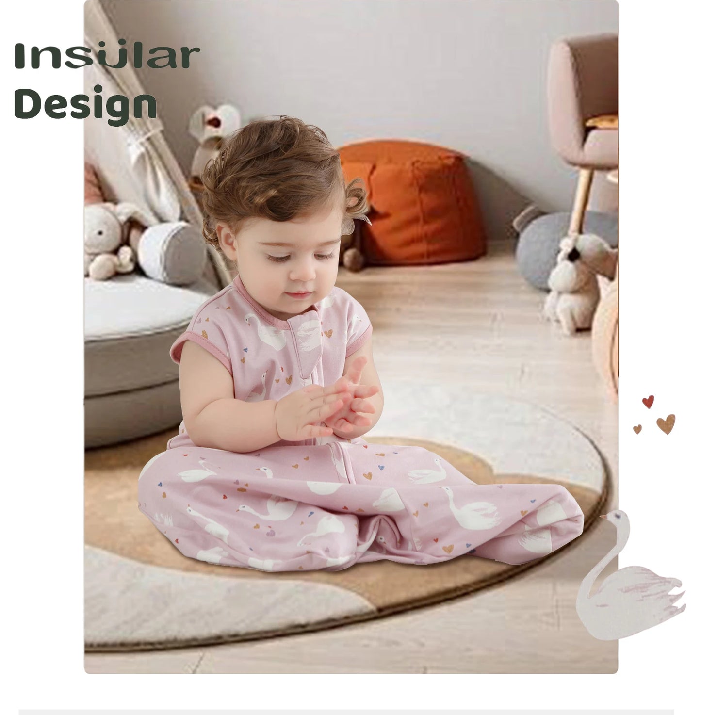 New Cotton Fabric Baby Sleeping Bags