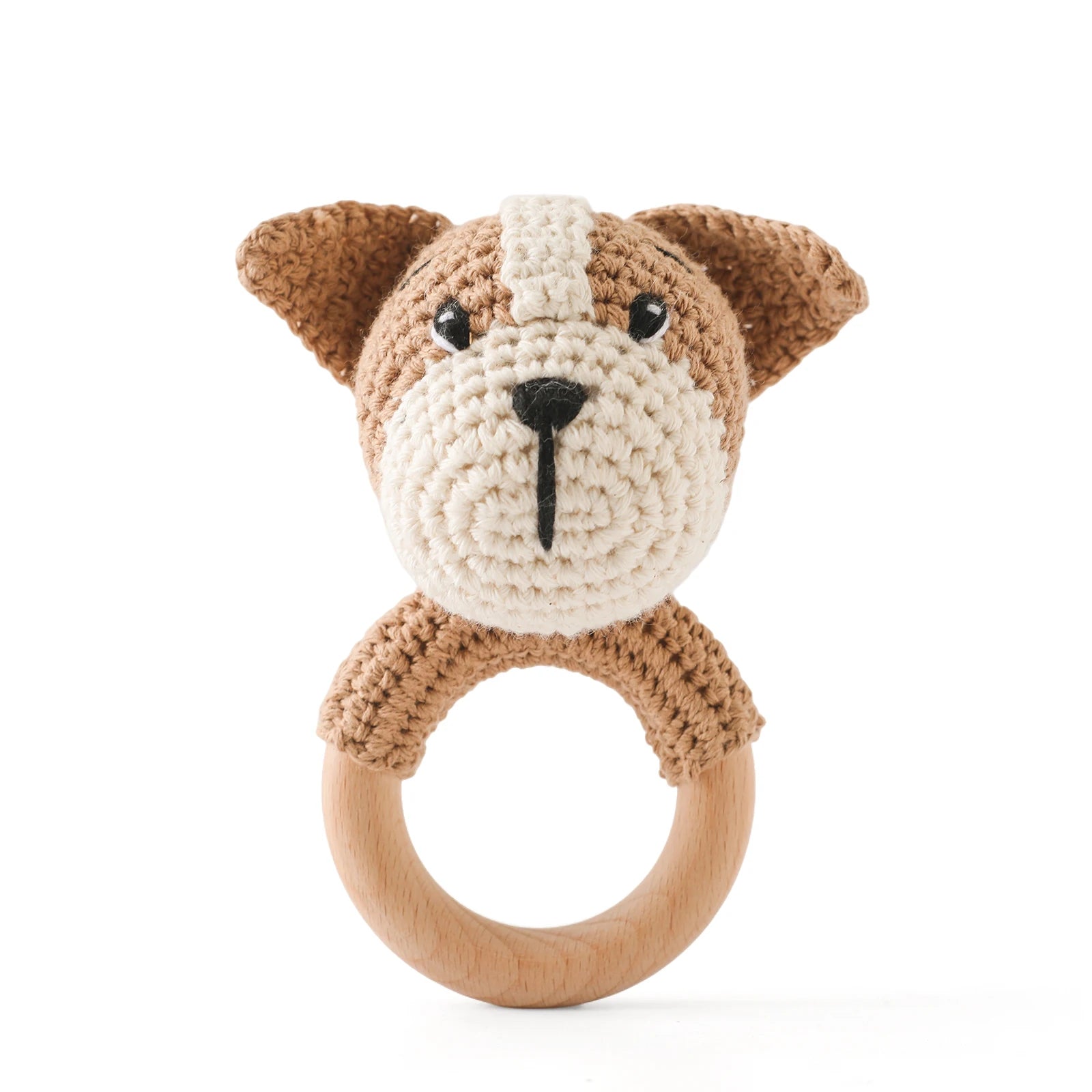 Crochet Dog Rattle – The Neutral Newborn
