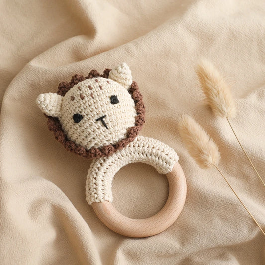 Crochet Lion Rattle