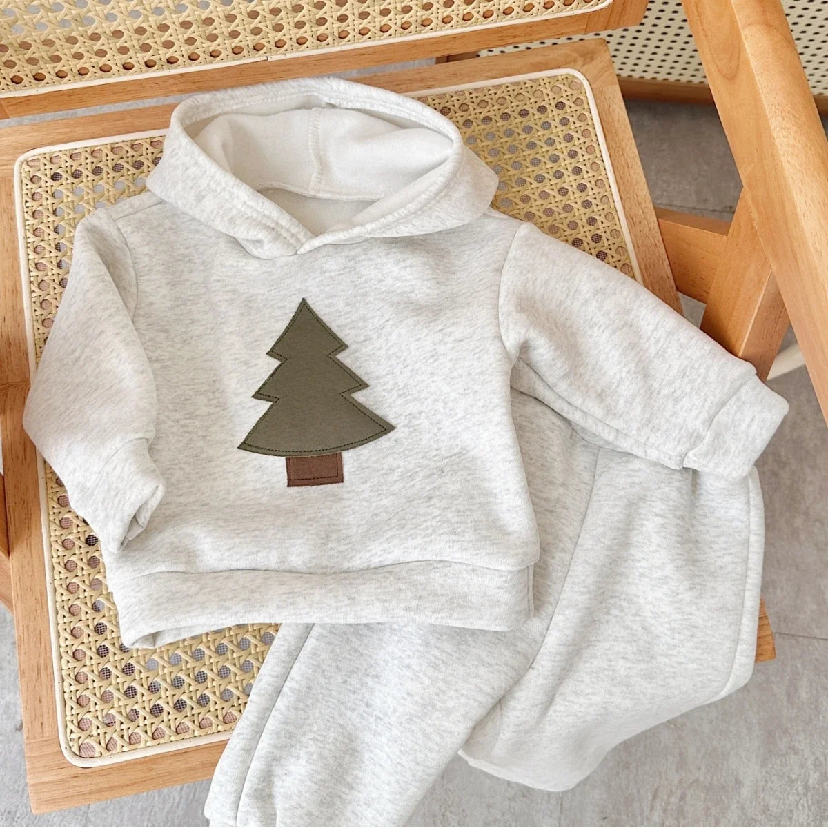 Fleece Lined Tree Sweatsuit