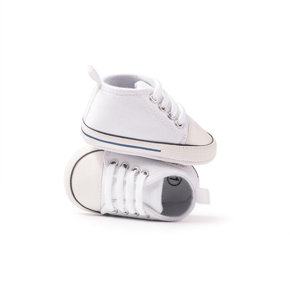 Classic White Laced Sneaks