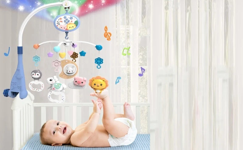 Musical Baby Crib Mobile with Lights Music Projection for Infants