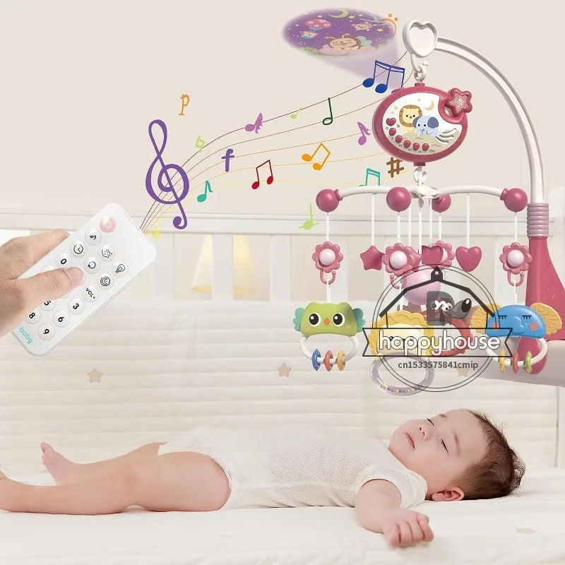 Musical Baby Crib Mobile with Lights Music Projection for Infants