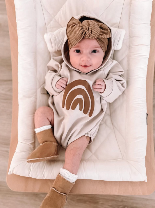 Rainbow Hoodie Romper