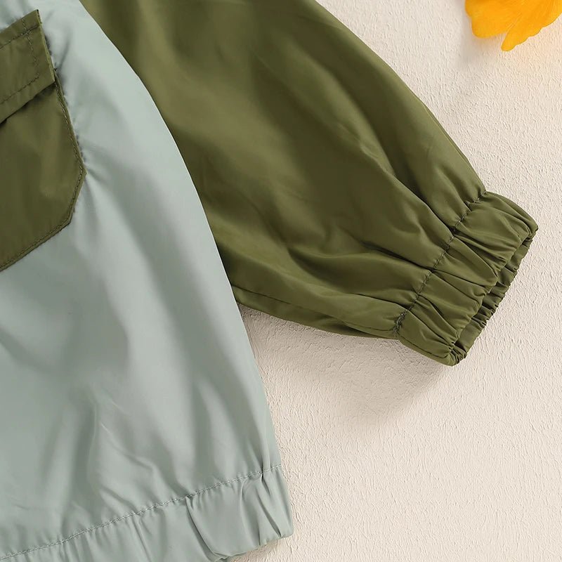 Boys Lightweight Patchwork Windbreaker