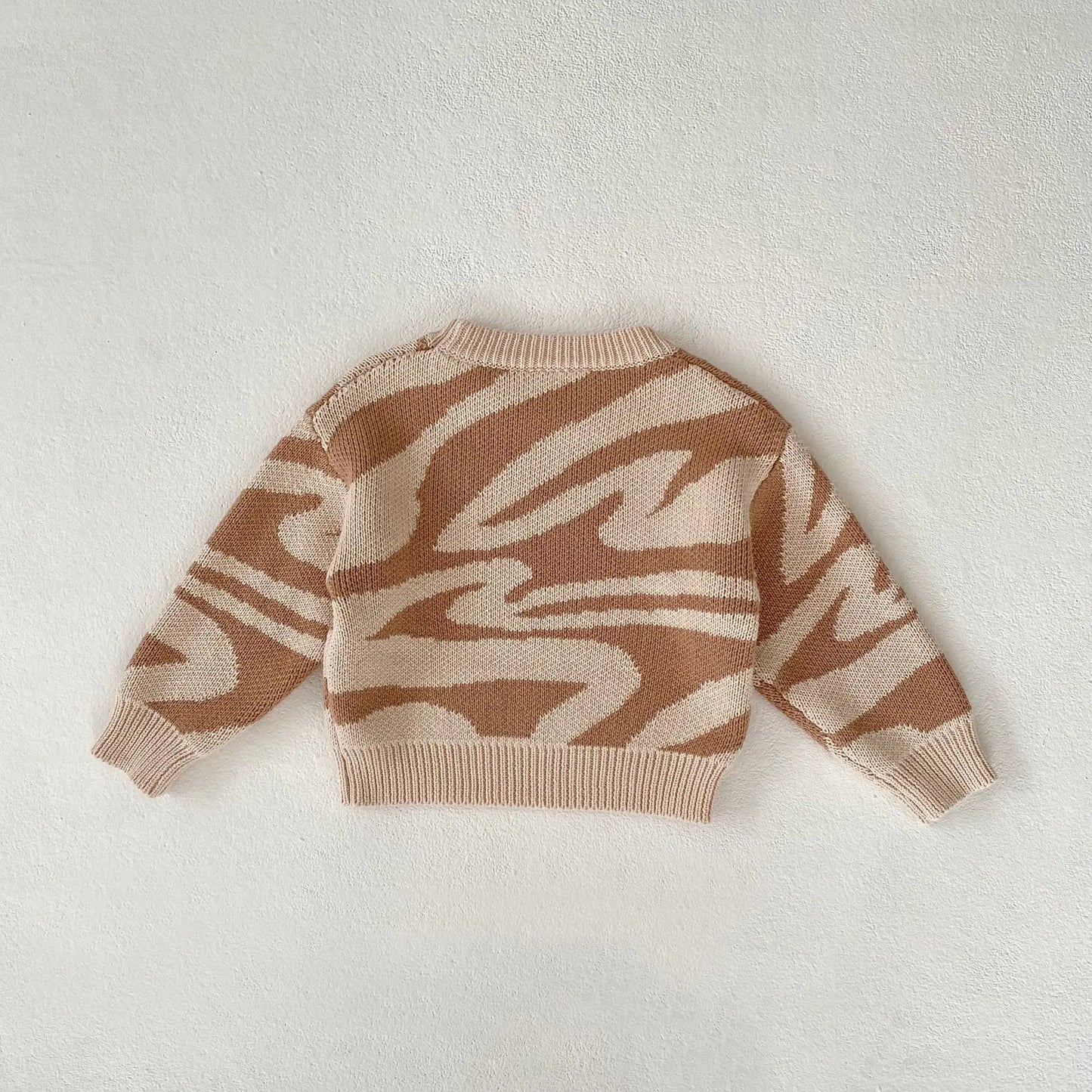 Retro Knit Pullover Sweater