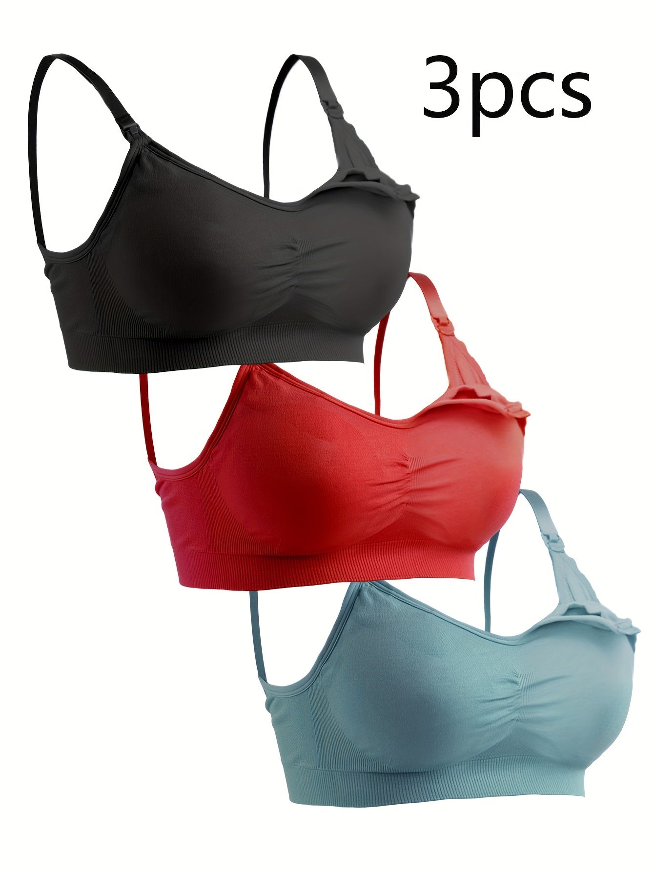 3 Pack Mama Love Maternity Bra