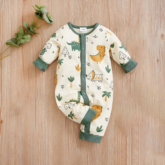 Dinosaur Button Up Sleeper