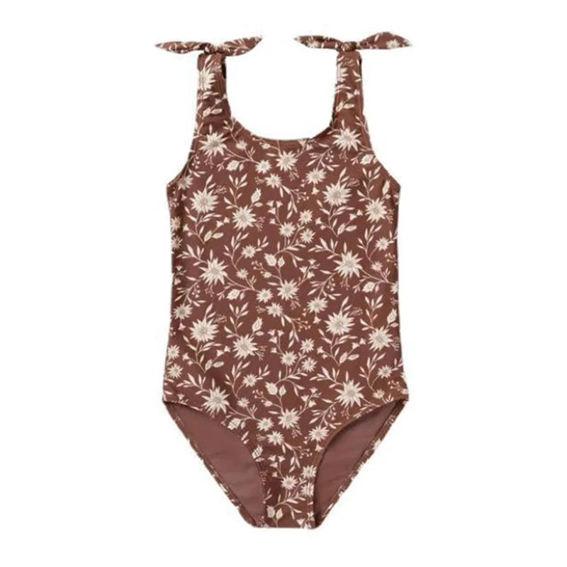 girls-floral-brown-swimsuit