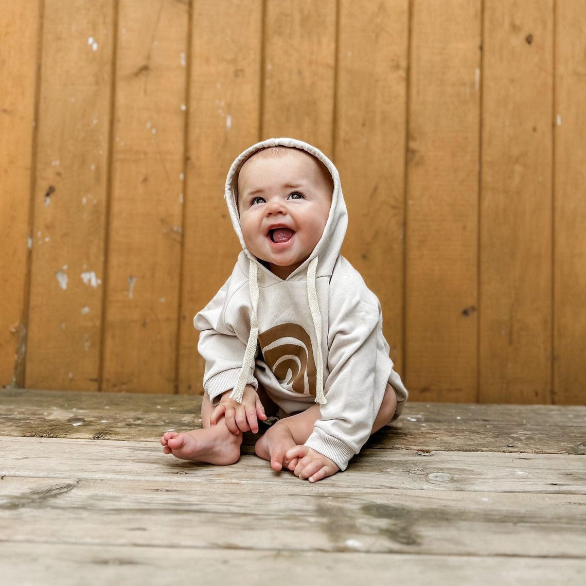 Rainbow Hoodie Romper