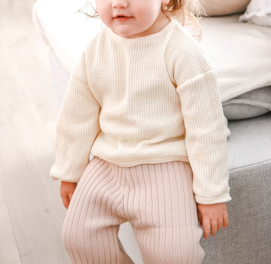 Waffle Knit Long Sleeve