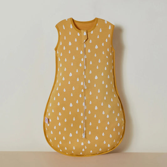 Summer Baby Sleep Sack - Yellow Raindrop