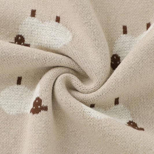 Little Lamb Ultra Soft Cotton Knit Blanket