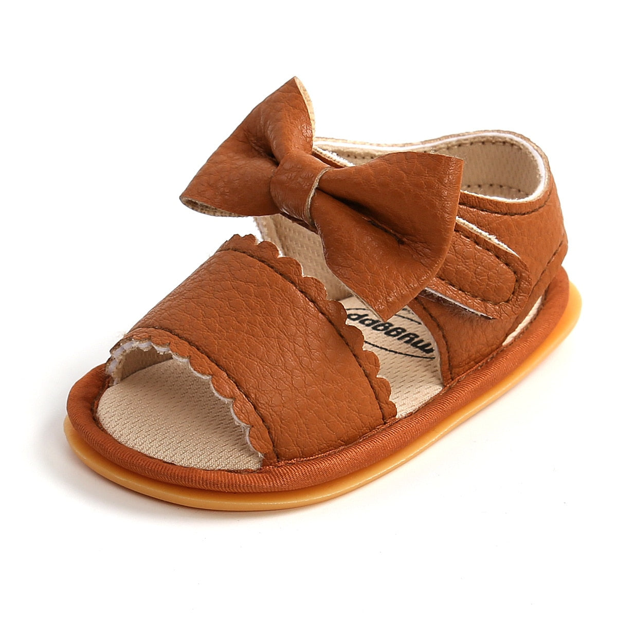 Summer Bow Sandals in Camel