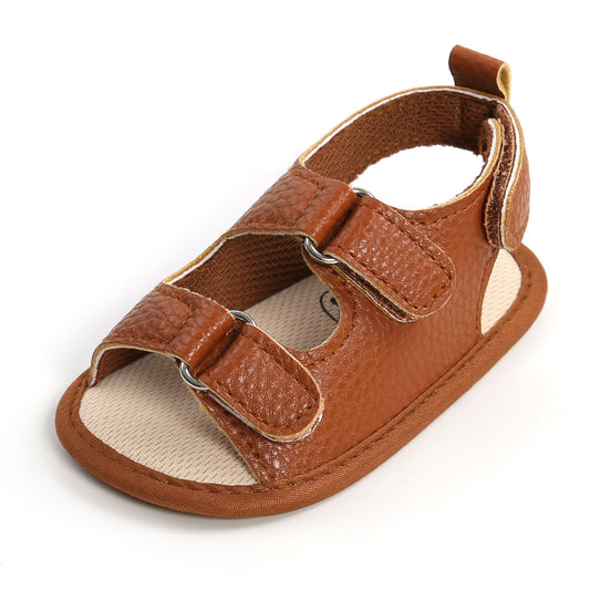 Summer Strap Sandals in Camel