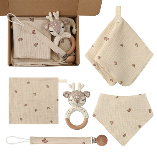 Deluxe Baby Gift Box - Deer & Rainbow Theme