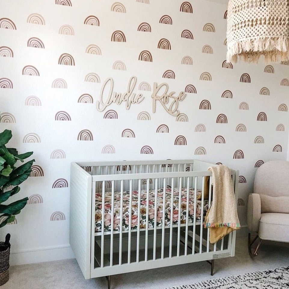 Nursery Wall Decals | Watercolour Rainbow