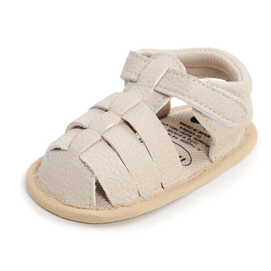 Baby Gladiator Sandals in Oat