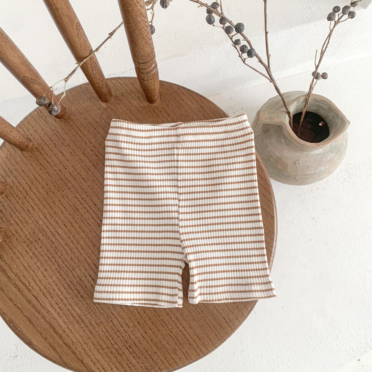 Ribbed Stretchy Summer Shorts