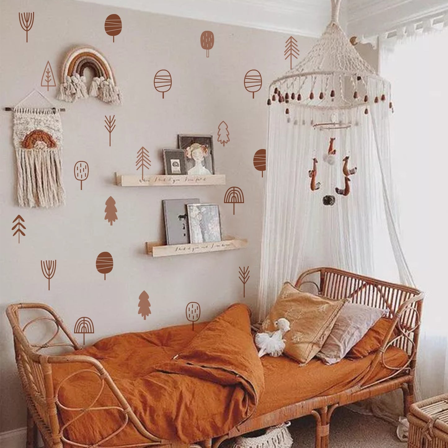 Nursery Wall Decals | Blush Forest