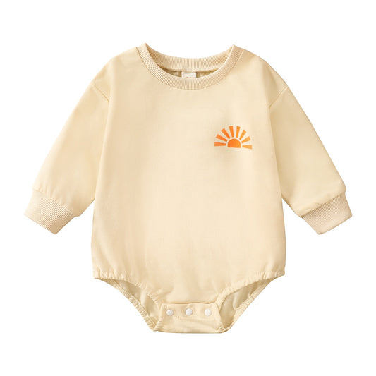 Here Comes the Sun Sweatshirt Romper