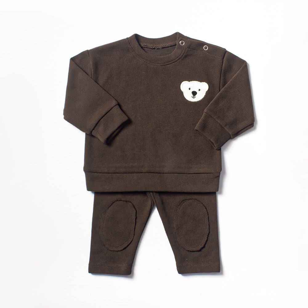 Brown Bear Cozy Sweatsuit