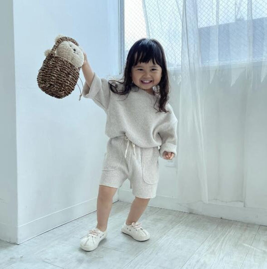 2 Piece waffle lounge set