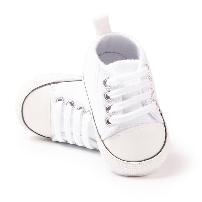 Classic White Laced Sneaks