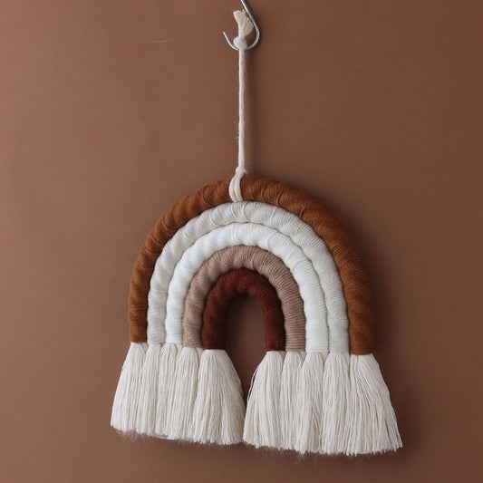 Macrame Rainbow Wall Hanging - Neutral 1