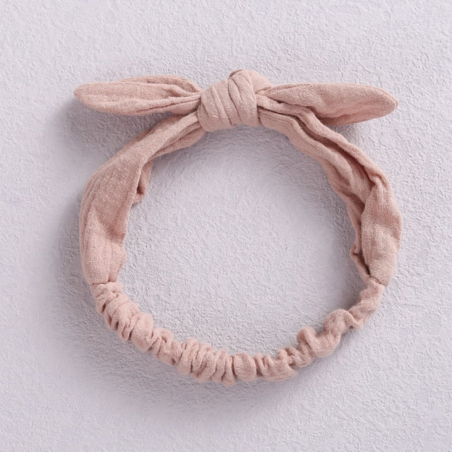 Bow Knot Cotton Headband